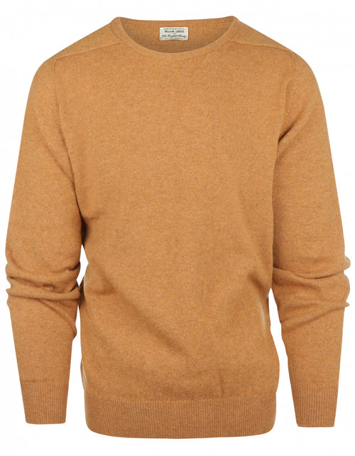 Lambswool round neck sweater | Gazelle