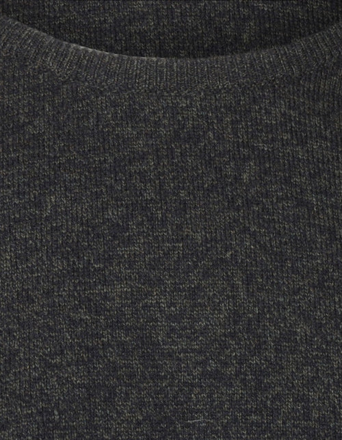 Pullover Lambswool round neck | Navy/Seaweed