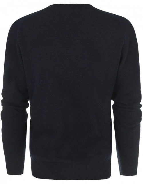 Pullover Lambswool round neck | Oxford Blue