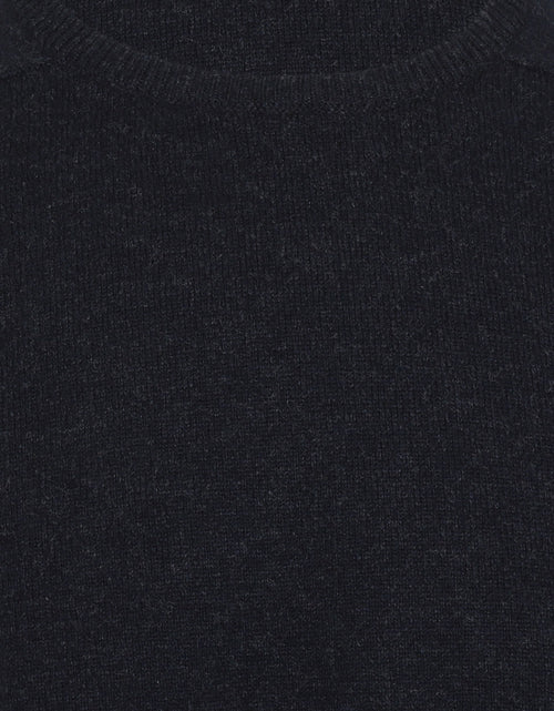 Pullover Lambswool round neck | Oxford Blue