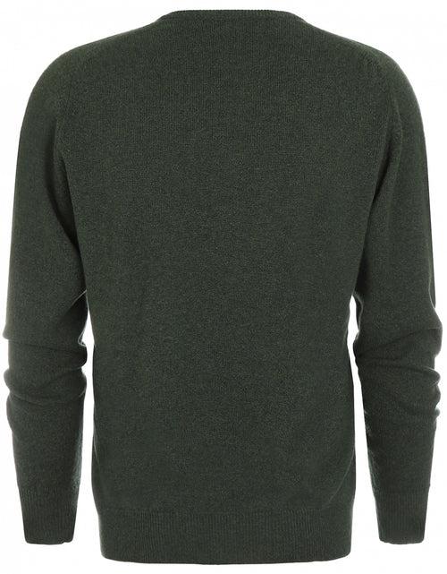 Lambswool round neck sweater | Rosemary