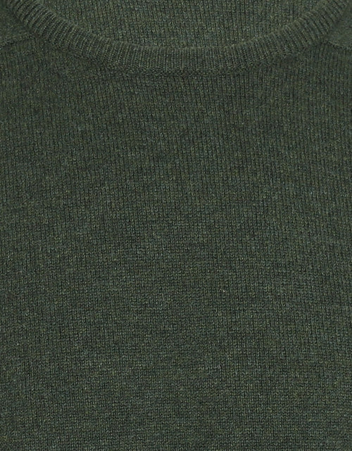 Lambswool round neck sweater | Rosemary