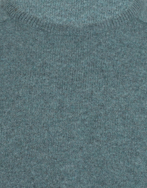 Lambswool round neck sweater | Caspian