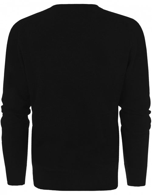 Pullover Lambswool round neck | Black