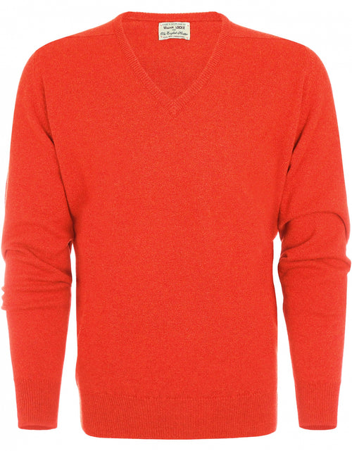 William Lockie Pullover Lamswol V-hals | Inferno