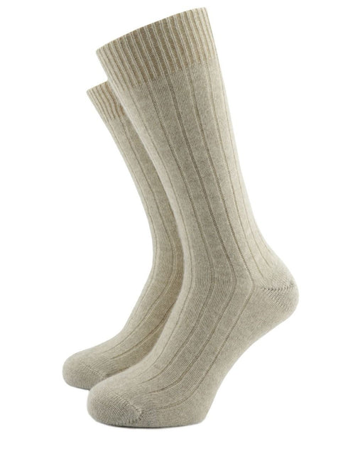 Luxury Cashmere Socks | Beige