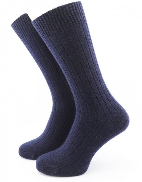 Luxury Cashmere Socks | Navy Blue