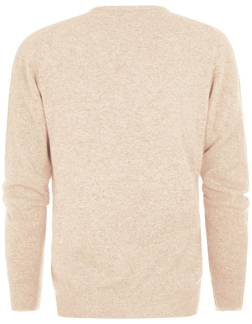 William Lockie Round Neck Lambswool *Sale* | Beige