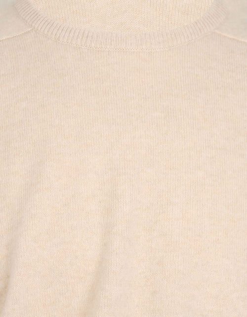 William Lockie Round Neck Lambswool *Sale* | Beige