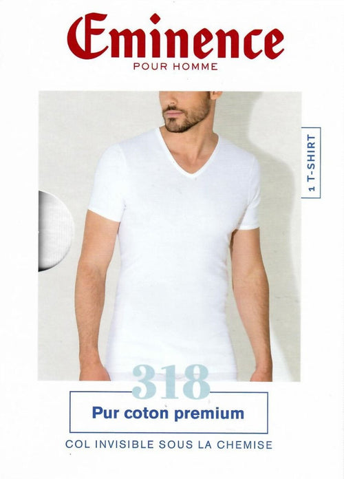 T-shirt v-neck | White