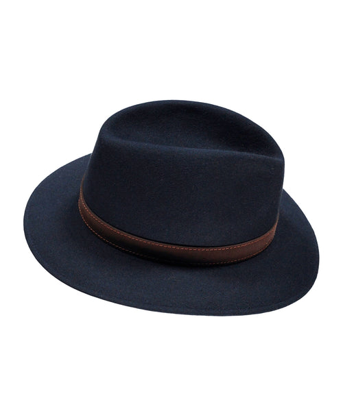 Modern Lightweight Italian Hat | Blue