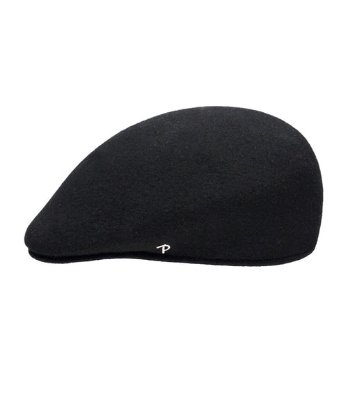 Italiaanse Blocked Cap | Zwart