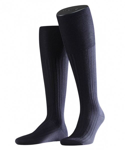 Bristol pure men's knee socks | Blue