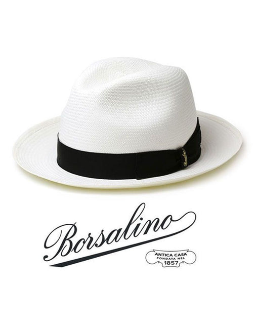 Stylish Italian Panama Hat | White