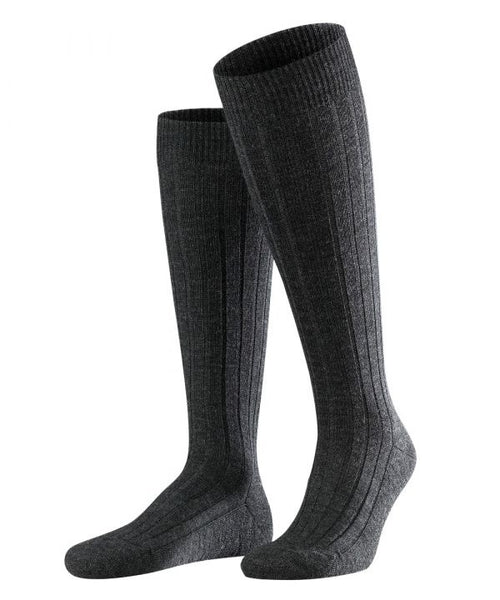 Soft in shoe men's knee socks | Grey