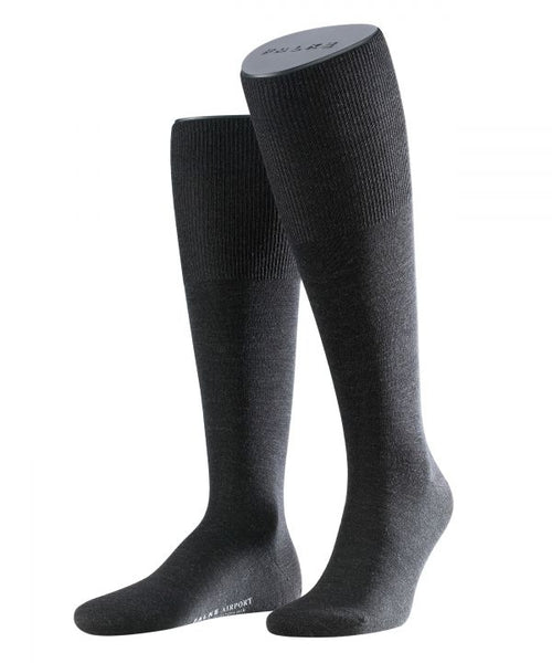 Airport Men's Knee Socks | Grey