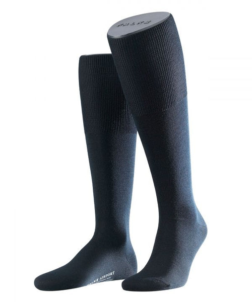 Airport Men's Knee Socks | Blue