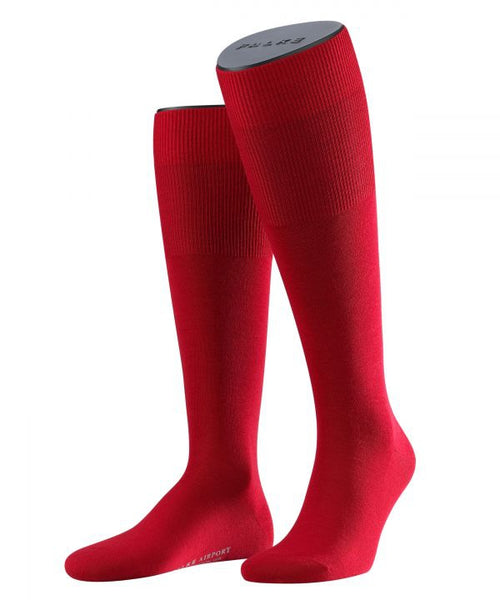 Airport Men's Knee Socks | Red