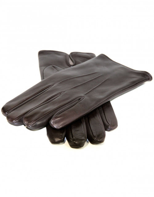 Leather Glove with Cashmere Lining | Brown