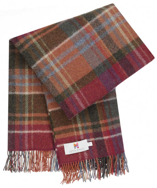 Ierse Plaid van Shetland Wol | Ruit