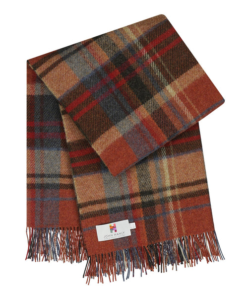 Ierse Plaid van Shetland Wol | Ruit