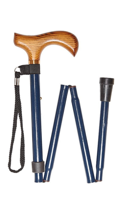 Folding Walking Stick | Blue