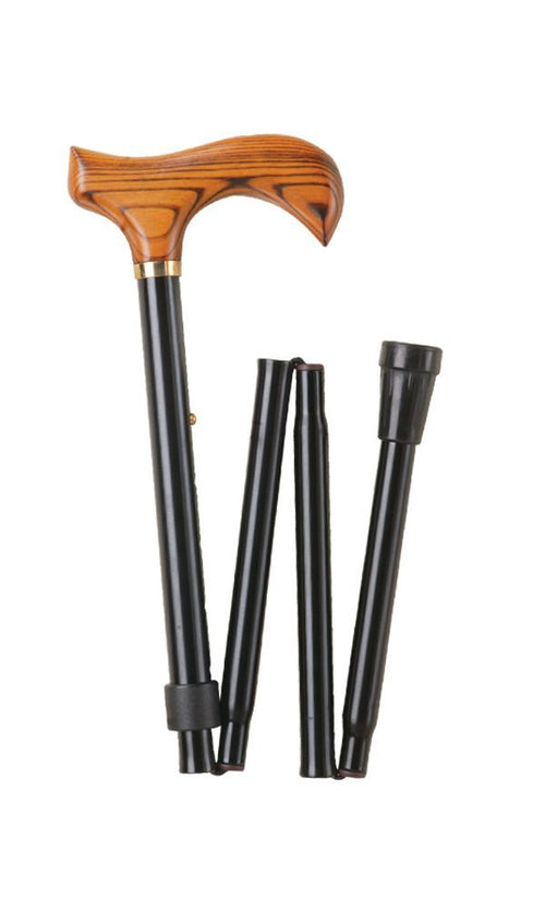 Folding Walking Stick | Black