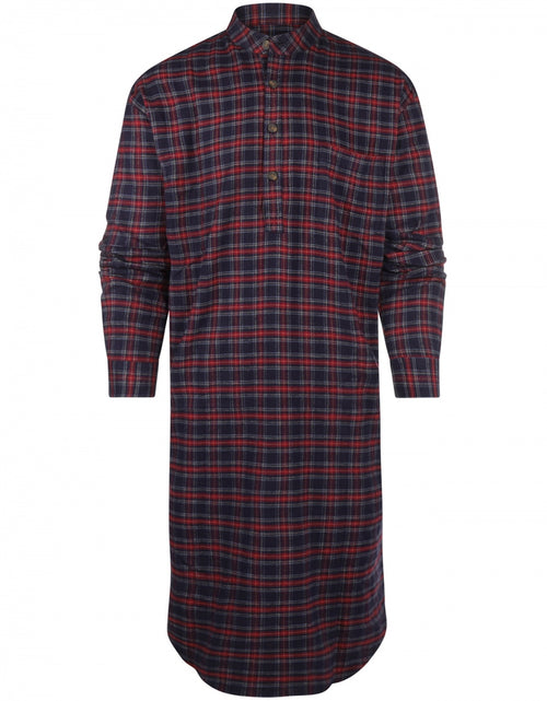 Nachthemd Klassiek flannel | Paars