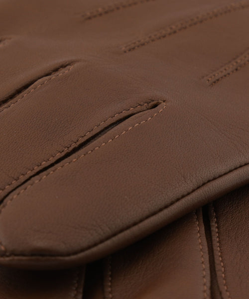 Soft Nappa Leather Glove | Brown