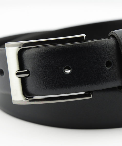 Classic Leather Belt | Navy Blue