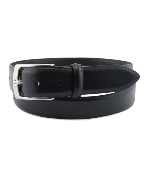 Leren riem | Navy Blauw