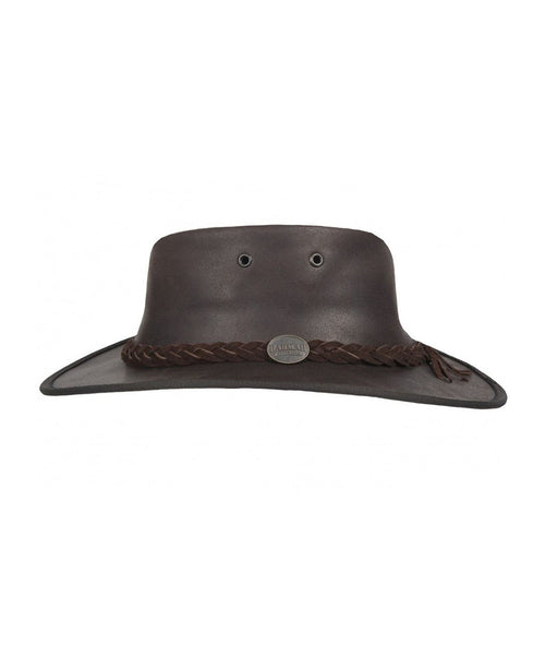 Leather Outdoor Hat | Brown