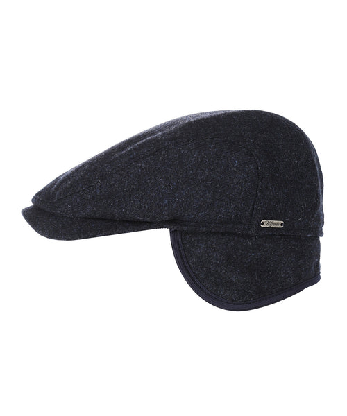 Wigens Tweed Cap | Navy Blue