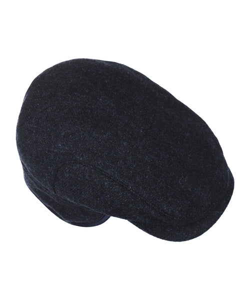 Wigens Tweed Cap | Navy Blue