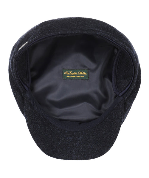 Wigens Tweed Cap | Navy Blue