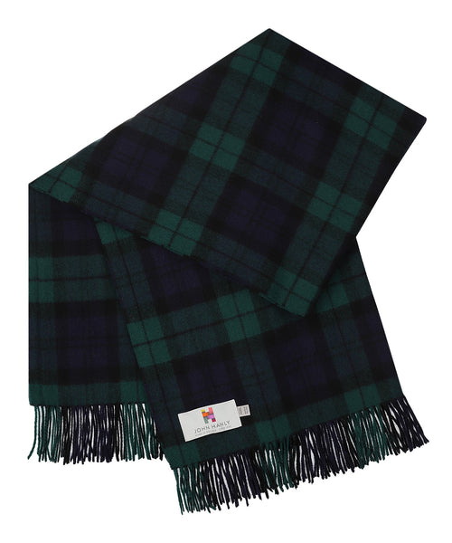 Irish Lambswool Plaid | Black Watch Tartan