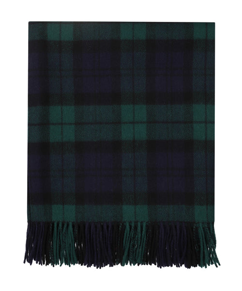 Irish Lambswool Plaid | Black Watch Tartan