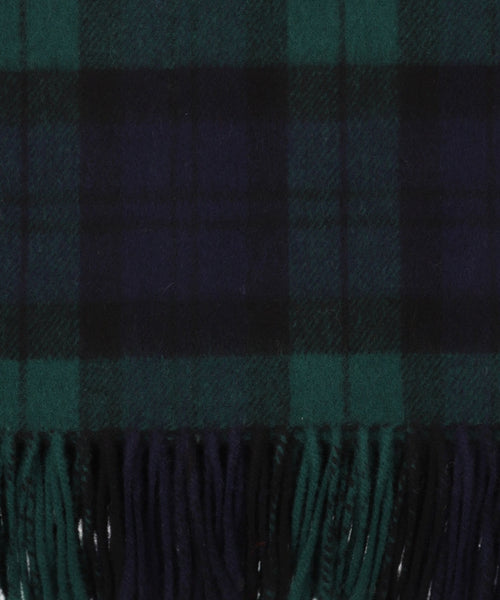 Irish Lambswool Plaid | Black Watch Tartan