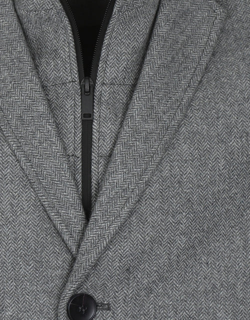 Long coat wool mix Hans | Grey