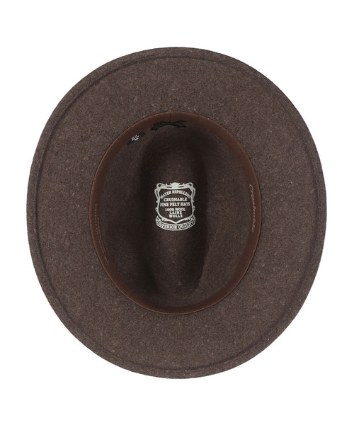 Sporty Wool Felt Hat | Brown