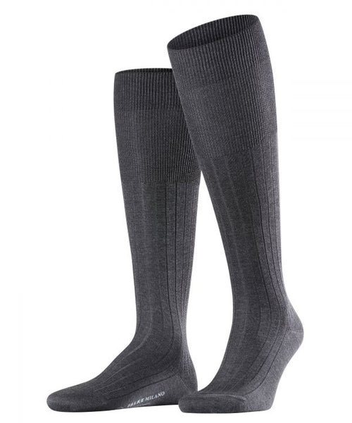 Milano men's knee socks | Grey