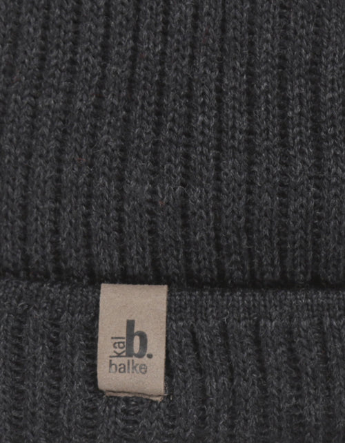 Soft Merino Wool Hat | Charcoal Grey