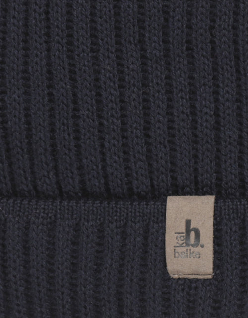 Soft Merino Wool Hat | Navy Blue