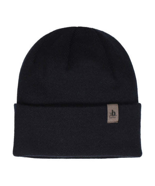 Fine Woven Wool Hat | Navy