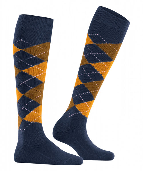 Whitby Women's Knee Socks | Blue