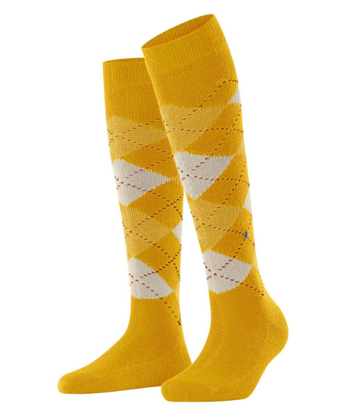 Whitby Women's Knee Socks | Yellow