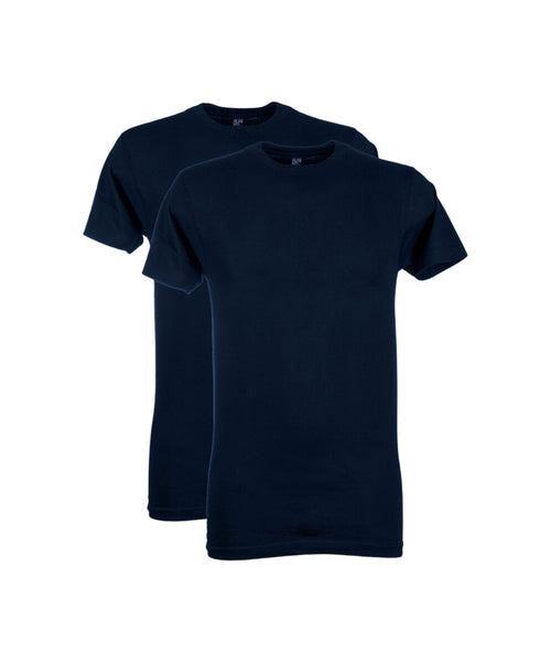 T-shirt 2-pack Round Neck | Navy Blue