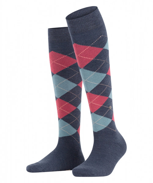 Marylebone Women's Knee Socks | Blue