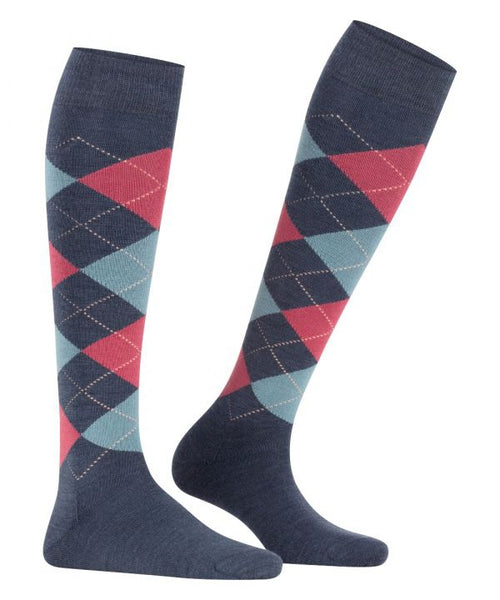 Marylebone Women's Knee Socks | Blue