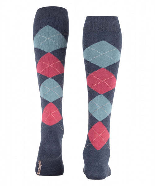 Marylebone Women's Knee Socks | Blue